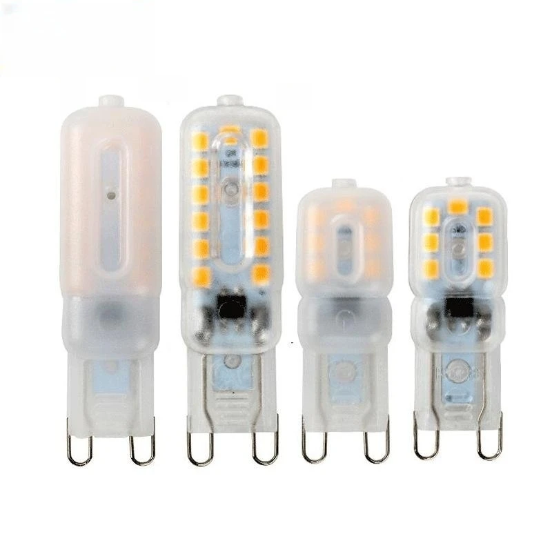 

The latest G9 LED dimmer bulb 3W 5W 7W SMD 2835 spotlight crystal chandelier replaces 20W 30W Halogen lamp lighting AC 220V