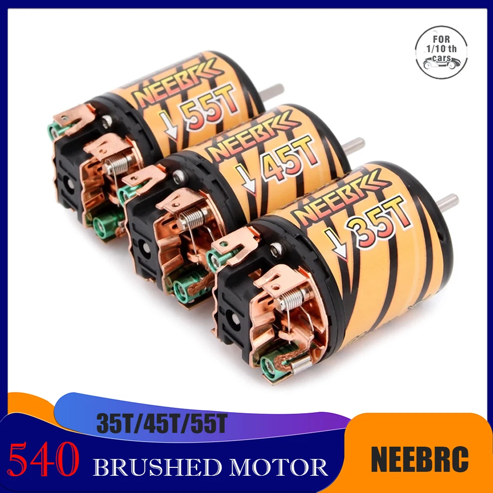 RC Car 540 Brushed Motor 35T 45T 55T with Cooling Fans Heatsink for 1/10 RC Crawler Axial TRX4 D90 MST Tamiya CC01 Wltoys
RC Car 540 Brushed Motor 35T 45T 55T with Cooling Fans Heatsink for 1/10 RC Crawler Axial TRX4 D90 MST Tamiya CC01 Wltoys