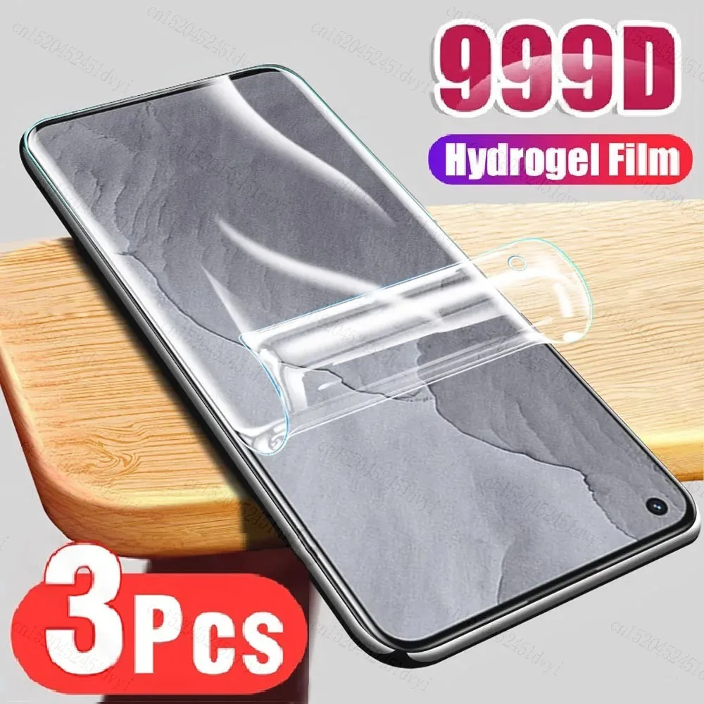 

3PCS Hydrogel Film For Realme GT Neo 2 3 3T 5 SE Q3 Q5 Pro Q3T Phone Screen Protector For Narzo 30 50 Pro 30A 50i 50A Prime Film