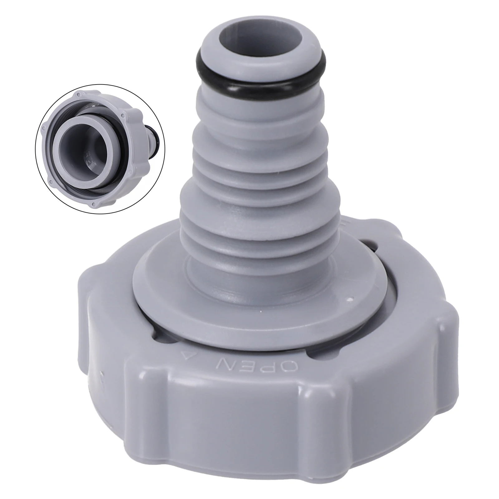 P6H1419 Drain Valve For Draining Pool Hose Adapter Replacement Drain Valve Outdoor Swimming Pools Hardware Accessories Gray
P6H1419 Drain Valve For Draining Pool Hose Adapter Replacement Drain Valve Outdoor Swimming Pools Hardware Accessories Gray