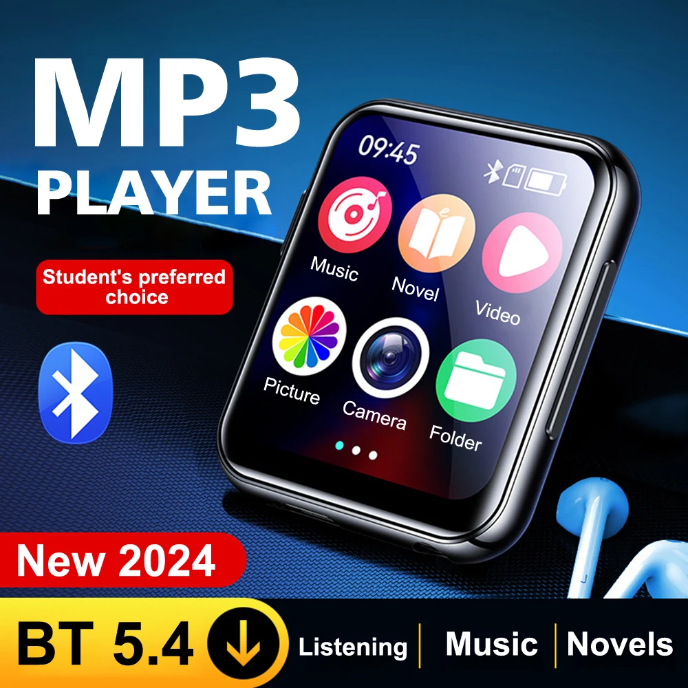 

RUIZU M4 MP3 Music Player with Bluetooth High Resolution Walkman Full Touch Screen Built-in Speaker Video Playe FM/E-book плееры