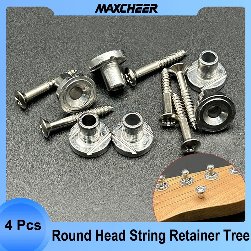 4Pcs Metal Round Head String Retainer Tree 10x8MM String Retainer for Electric Guitar
4Pcs Metal Round Head String Retainer Tree 10x8MM String Retainer for Electric Guitar
