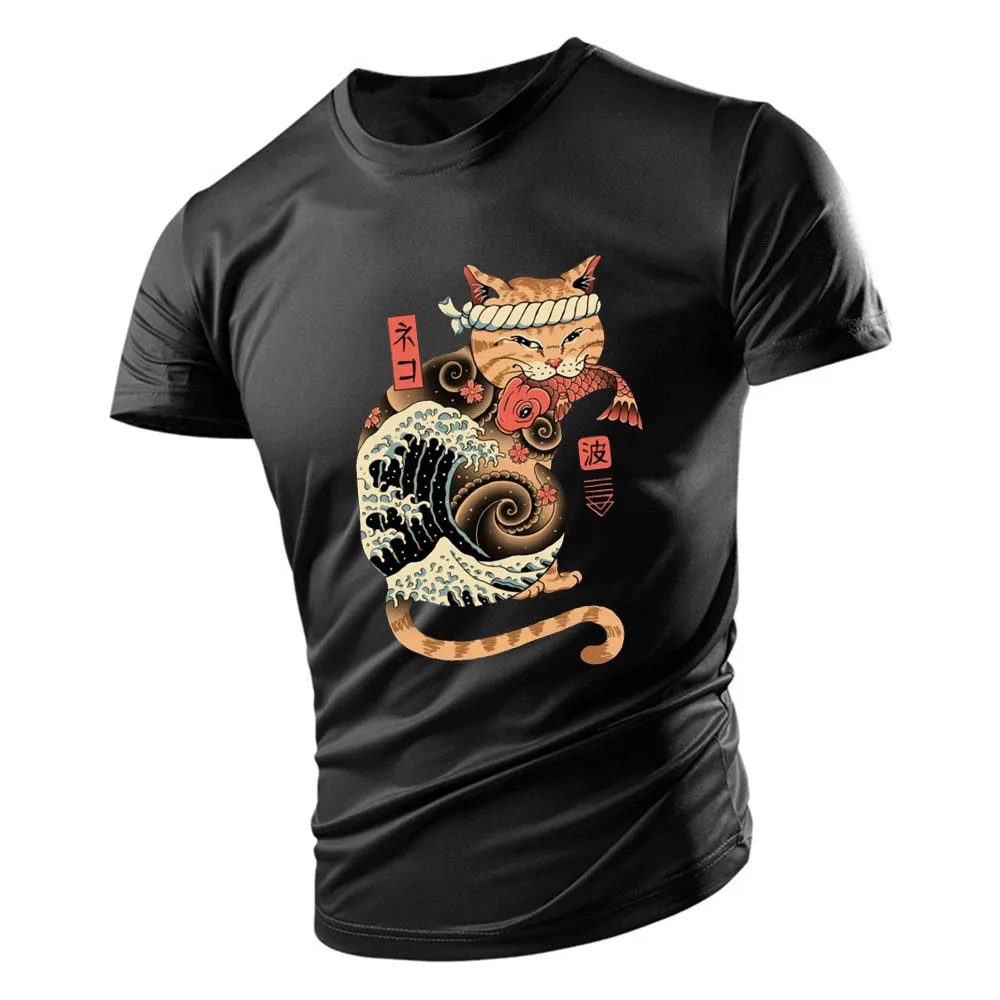 Fashion four seasons outdoor leisure sports street 2D printed adult large size short sleeve men's T-shirt loose quick dry
Fashion four seasons outdoor leisure sports street 2D printed adult large size short sleeve men's T-shirt loose quick dry