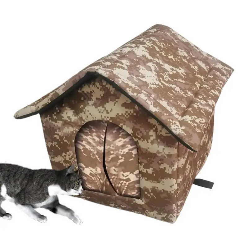 

Waterproof Outdoor Pet House Thickened Cat Nest Tent Cabin Pet Bed Tent Shelter Cat Kennel Portable Travel Nest Pet Carrier