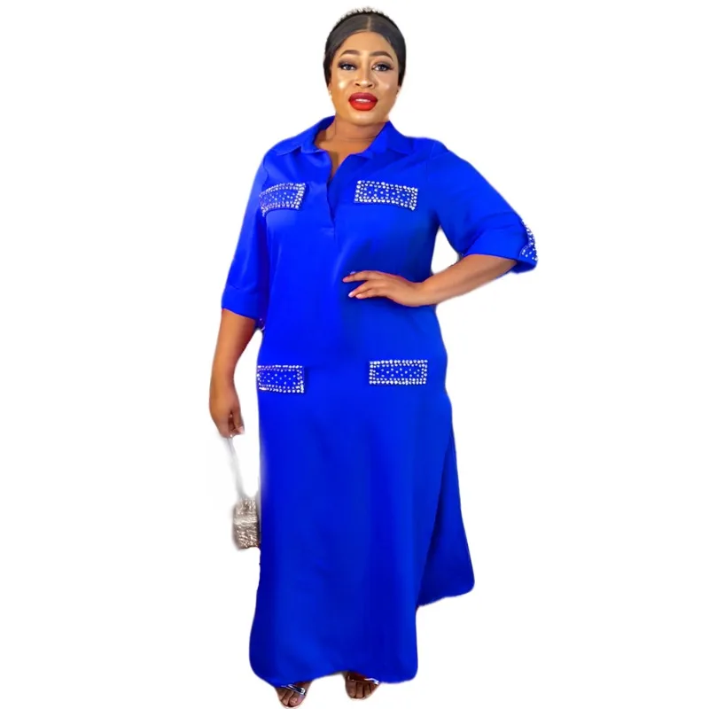 Elegant African Dresses for Women Muslim Fashion Satin Boubou Dashiki Ankara Outfits Gown Dubai Kaftan Abaya Robe Marocaine
Elegant African Dresses for Women Muslim Fashion Satin Boubou Dashiki Ankara Outfits Gown Dubai Kaftan Abaya Robe Marocaine