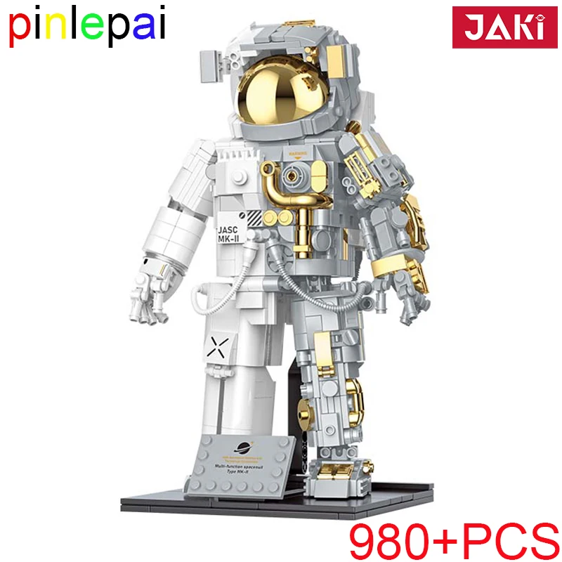 

Pinlepai Jaki Astronaut Space Building Blocks Block Figure Bricks Ornament Aerospace Brick Set Spaceman Man Toys For Children