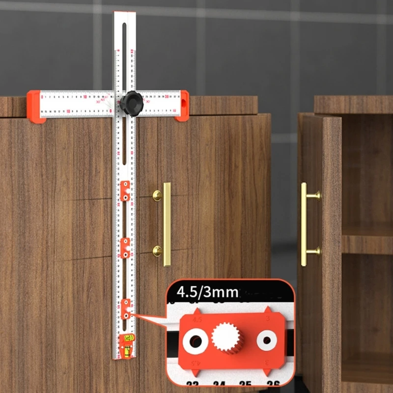2 in 1 Positioning Ruler AngledScriber TShaped Ruler Woodworking Tool Multifunction Measuring Marking Gauges
2 in 1 Positioning Ruler AngledScriber TShaped Ruler Woodworking Tool Multifunction Measuring Marking Gauges