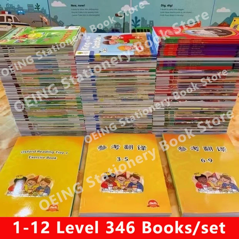 346 Books Oxford Reading Tree Level 1-12 Extended Reading English Learning Children Picture Book Phonics Exercise Age 5-12
346 Books Oxford Reading Tree Level 1-12 Extended Reading English Learning Children Picture Book Phonics Exercise Age 5-12