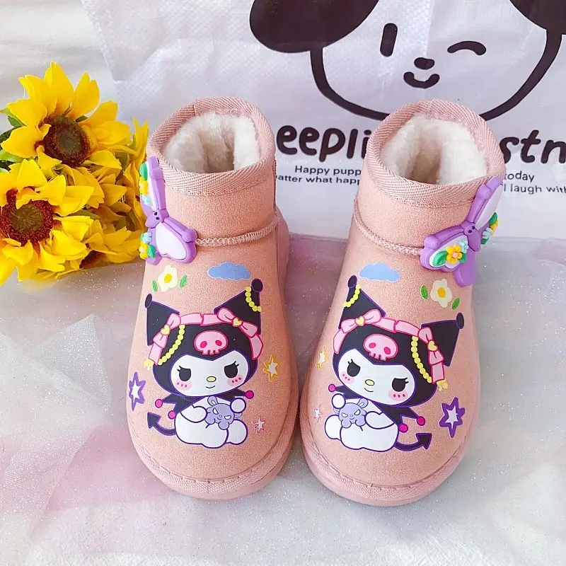 Kawaii Anime Sanrioed Kids Boots Kuromi Girls' Velvet Snow Boots Non Slip Thickened Winter Outerwear Children's Shoes Warm Gift
Kawaii Anime Sanrioed Kids Boots Kuromi Girls' Velvet Snow Boots Non Slip Thickened Winter Outerwear Children's Shoes Warm Gift
