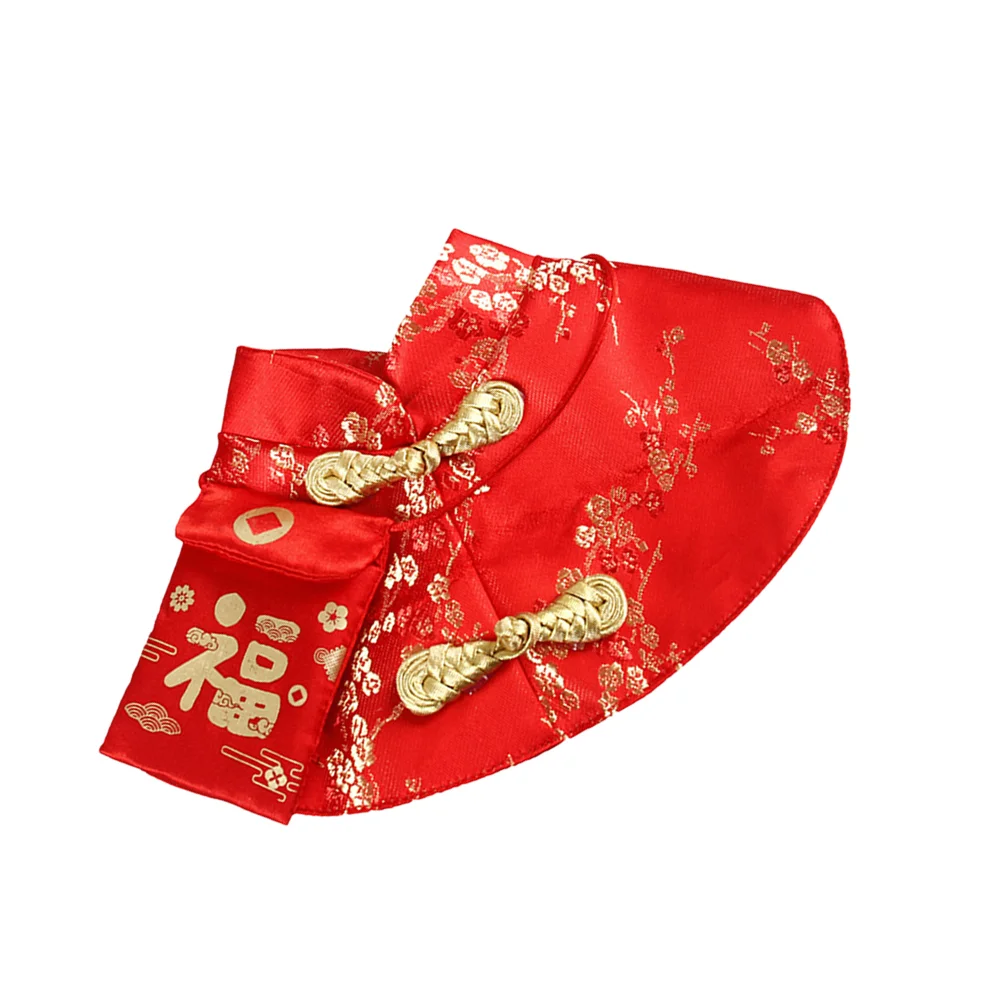 1Pc New Year Pet Cat Chinese Style Coat Delicate Joyous Small Red Envelope Decorative Cloak Comfortable Pet Clothes (Red Size S) 
1Pc New Year Pet Cat Chinese Style Coat Delicate Joyous Small Red Envelope Decorative Cloak Comfortable Pet Clothes (Red Size S)