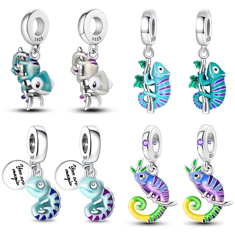 100% 925 Sterling Silver Chameleon Butterfly Change Color Charms Beads Fit Pandora 925 Original BraceletsDIY Fine Jewelry Gifts
100% 925 Sterling Silver Chameleon Butterfly Change Color Charms Beads Fit Pandora 925 Original BraceletsDIY Fine Jewelry Gifts