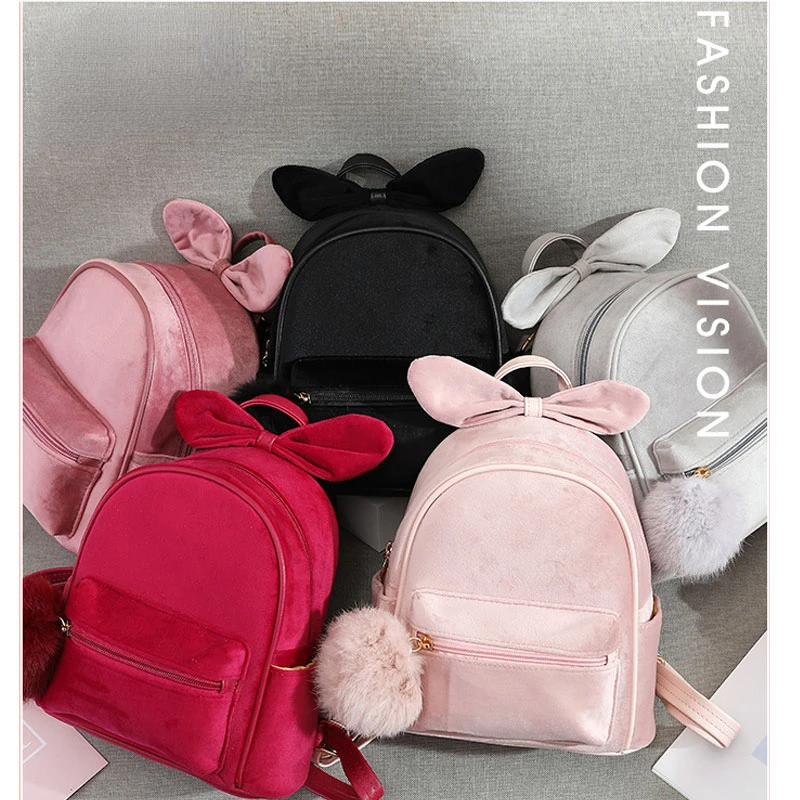 New Kids Backpack Plush Bowknot Solid Schoolbag Girls Mini Cartoon Knapsack Casual Shoulder Bags Fashion Cute Small Portable Bag
New Kids Backpack Plush Bowknot Solid Schoolbag Girls Mini Cartoon Knapsack Casual Shoulder Bags Fashion Cute Small Portable Bag