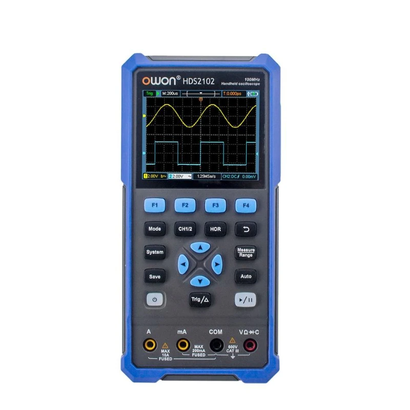 3 в 1 OWON HDS2102S Osiclloscopes + мультиметр + генератор сигналов 100 МГц Мвыб/с двухканальный 
3 в 1 OWON HDS2102S Osiclloscopes + мультиметр + генератор сигналов 100 МГц Мвыб/с двухканальный