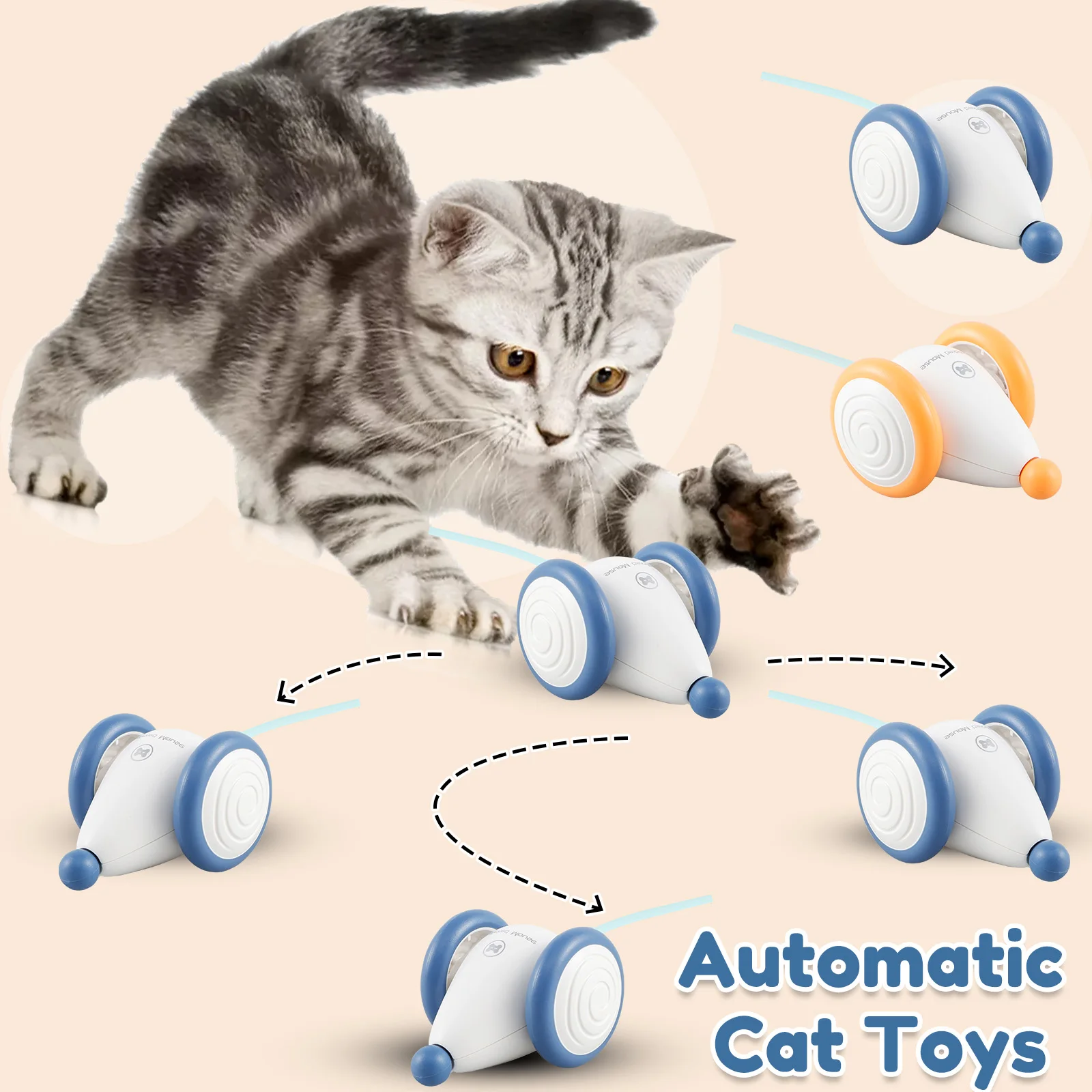 Интерактивная Женская Автоматическая игрушка для кошек с подсветкой, перезаряжаемая от USB движущаяся игрушка для кошек с 2 скоростями, имитация электрической кошки
Интерактивная Женская Автоматическая игрушка для кошек с подсветкой, перезаряжаемая от USB движущаяся игрушка для кошек с 2 скоростями, имитация электрической кошки