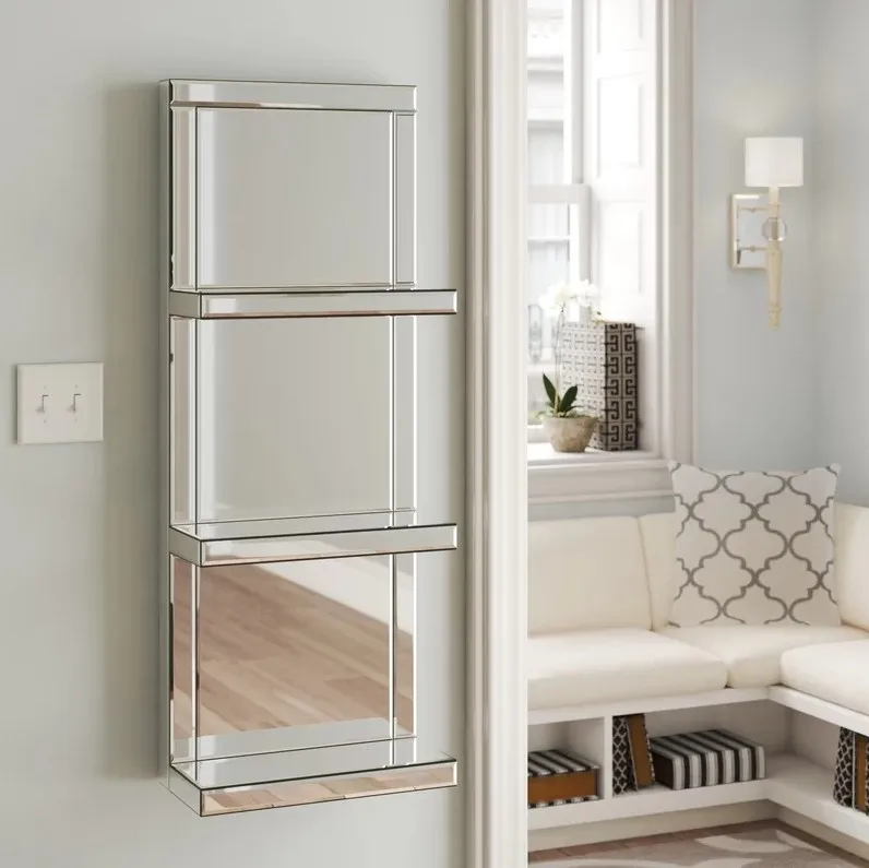 Home Decor Modern Furniture Gorgeous Mirrored Shelf With 3 Whelves Manufactured Wood Wall Shelves
Home Decor Modern Furniture Gorgeous Mirrored Shelf With 3 Whelves Manufactured Wood Wall Shelves