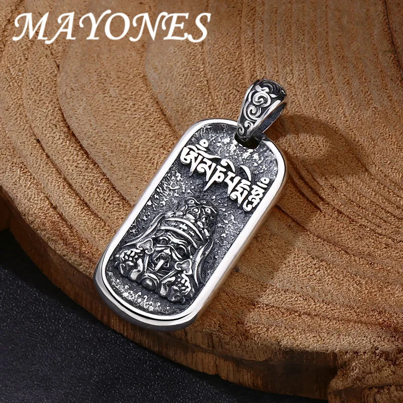 

Necklace Pendant Real 925 Sterling Silver Zakiram Wealth God Amulet Luxury Jewelry Women Man Items With Free Shipping 2023 P47