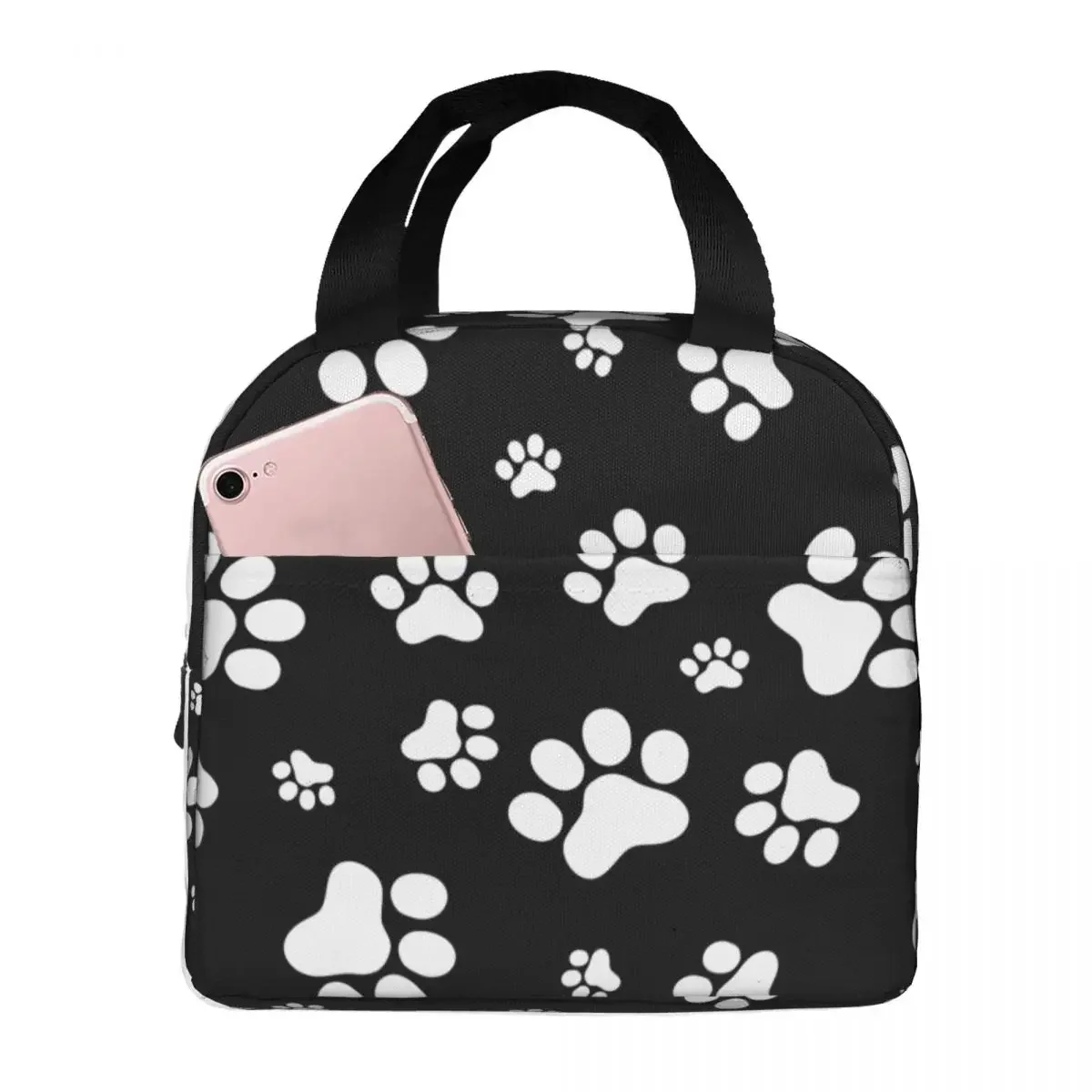 Cute Animal Paw Pattern Lunch Bags Portable Insulated Canvas Cooler Thermal Cold Food Picnic Work Lunch Box for Women Kids
Cute Animal Paw Pattern Lunch Bags Portable Insulated Canvas Cooler Thermal Cold Food Picnic Work Lunch Box for Women Kids
