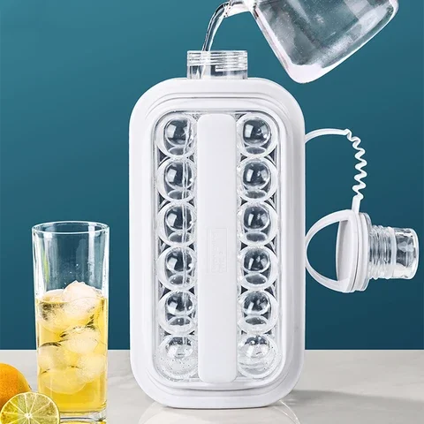 

Ice Ball Maker Kettle Kitchen Bar Accessories Gadgets Creative Ice Cube Mold 2 In 1 Multi-function Container Pot