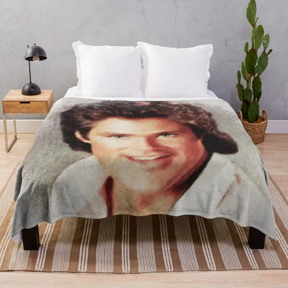 

David Hasselhoff, Actor Throw Blanket Personalized Gift warm for winter Blankets