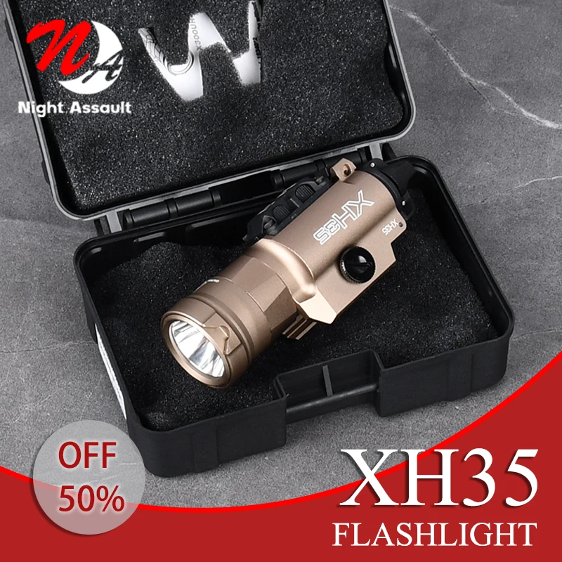 Surefir Tactical XH35 Metal Pistol Gun Strobe LED Light Fit 20mm Rail Airsoft Weapon Hunting Flashlight 
Surefir Tactical XH35 Metal Pistol Gun Strobe LED Light Fit 20mm Rail Airsoft Weapon Hunting Flashlight