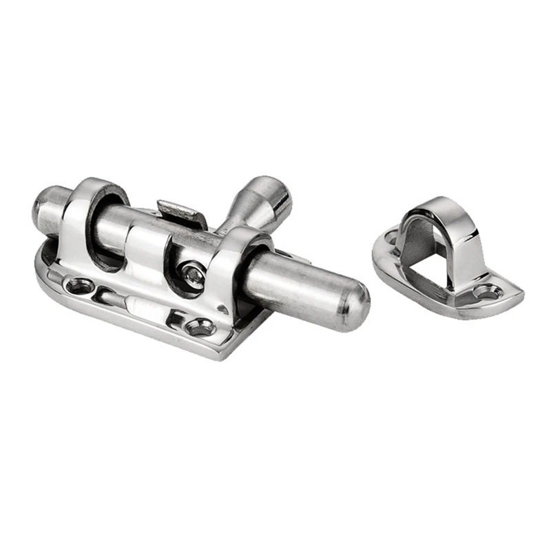 

Boat Barrel Bolt Cabinet Door Latch Lock Marine Stainless Steel Latch For Boat Yacht Door Window Durable Easy To Use