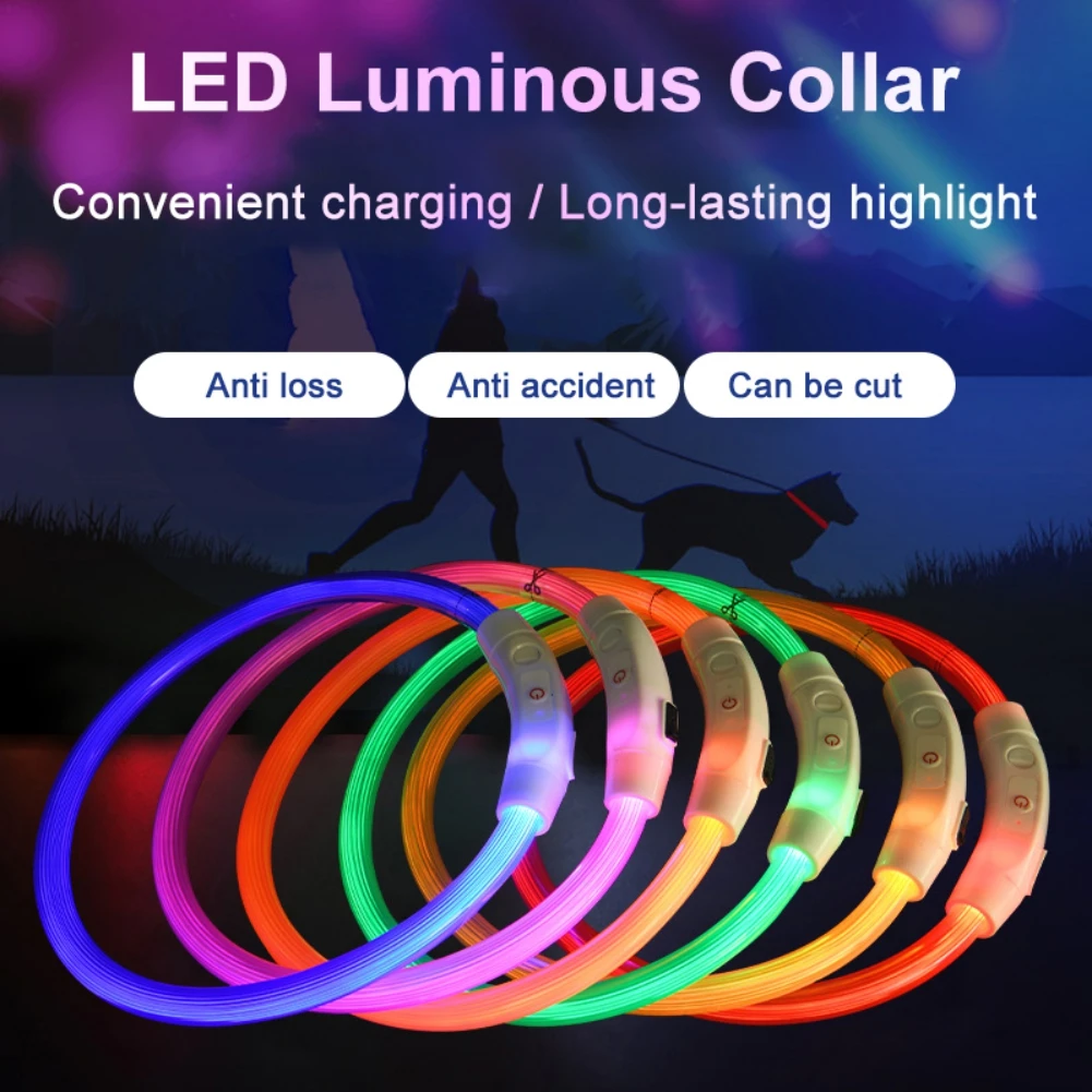 Led Dog Collar USB Rechargeable Flash Dog Necklace Light Pet Safety Collar Makes Your Beloved Dogs Be Seen at Night
Led Dog Collar USB Rechargeable Flash Dog Necklace Light Pet Safety Collar Makes Your Beloved Dogs Be Seen at Night