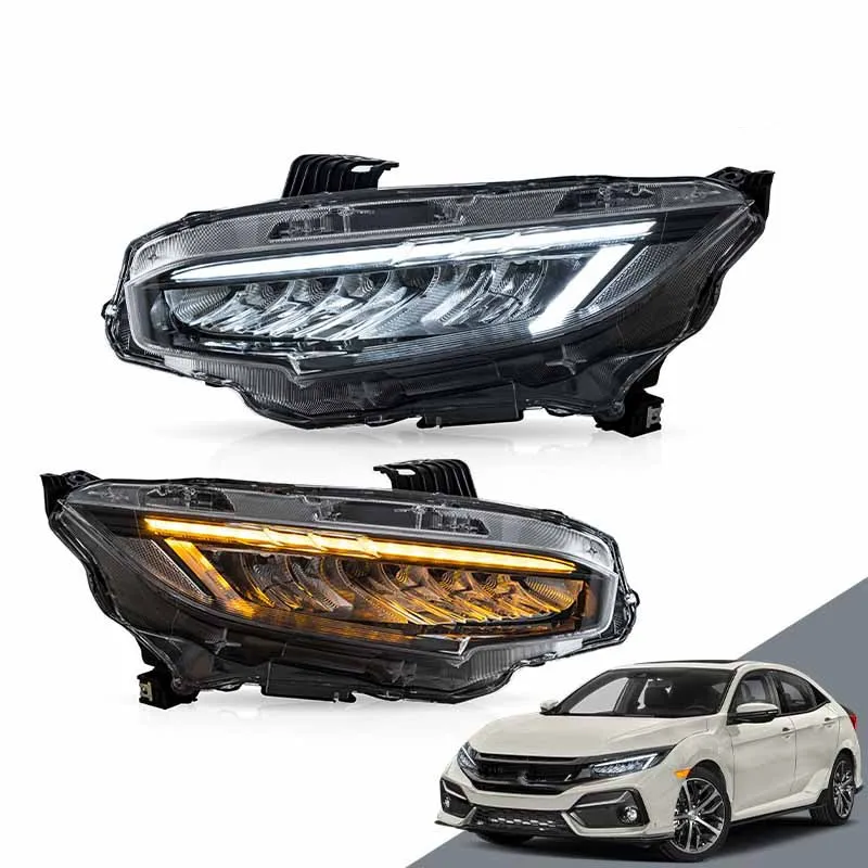 Car Headlight Led Front Lamp For Honda Civic 10th 2016-2021 Daytime Running Lights Head Light Angel Eyes Assembly
Car Headlight Led Front Lamp For Honda Civic 10th 2016-2021 Daytime Running Lights Head Light Angel Eyes Assembly