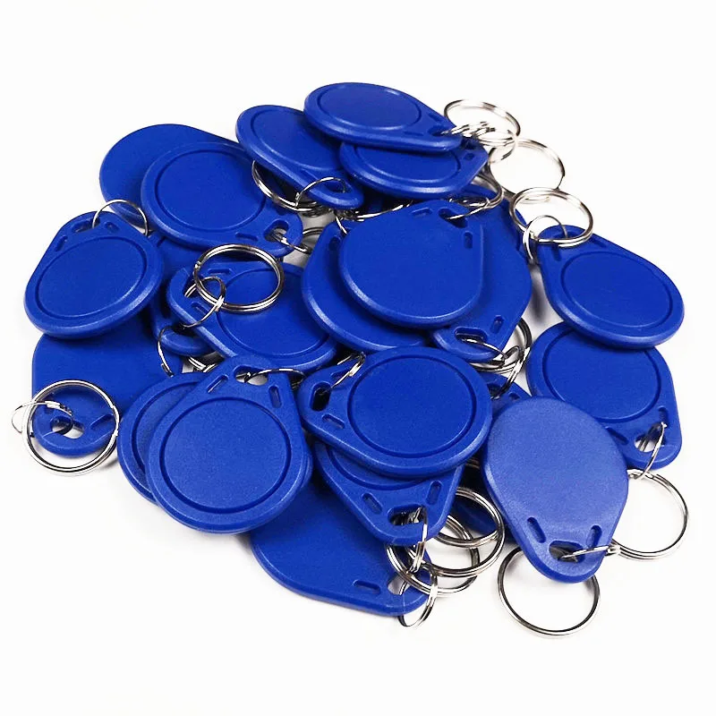 

100pcs Ntag213 NFC Tags keychain 13.56MHz ISO14443A RFID Keyfobs Ntag 213 for all NFC enabled phones