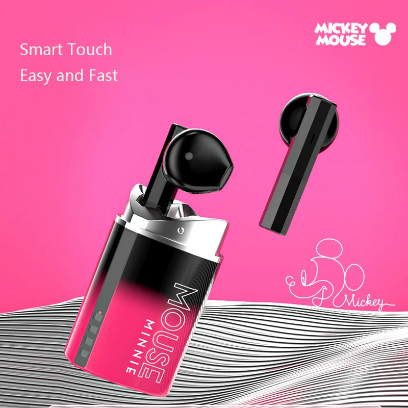 Disney Mickey Minnie Mouse Lots-o Bluetooth Earphone Cartoon Creative Lipstick Smart Touch Wireless Earphone Stereo Headset
Disney Mickey Minnie Mouse Lots-o Bluetooth Earphone Cartoon Creative Lipstick Smart Touch Wireless Earphone Stereo Headset