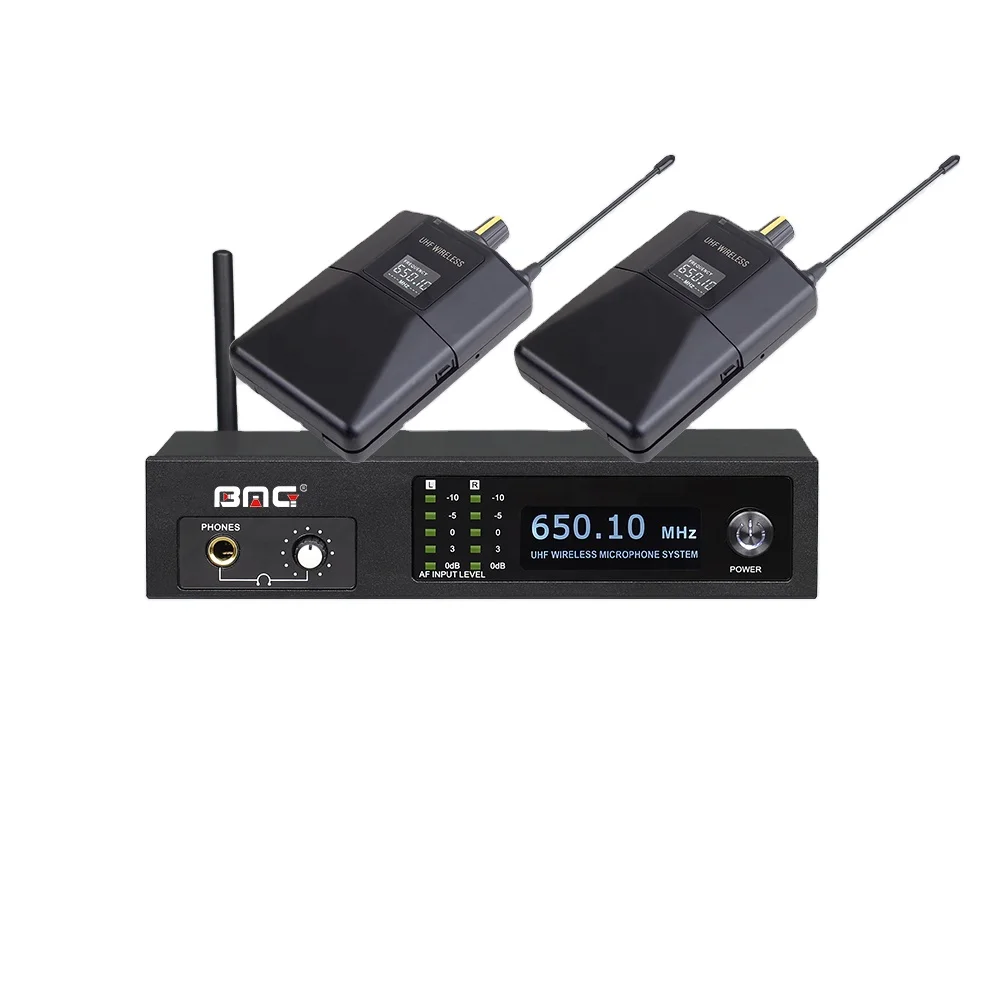 IEM-580 System UHF In-ear Monitor System On-Stage Monitor System Recording Studio 300iemg2 G2 2 Receiver +Transmitter
IEM-580 System UHF In-ear Monitor System On-Stage Monitor System Recording Studio 300iemg2 G2 2 Receiver +Transmitter