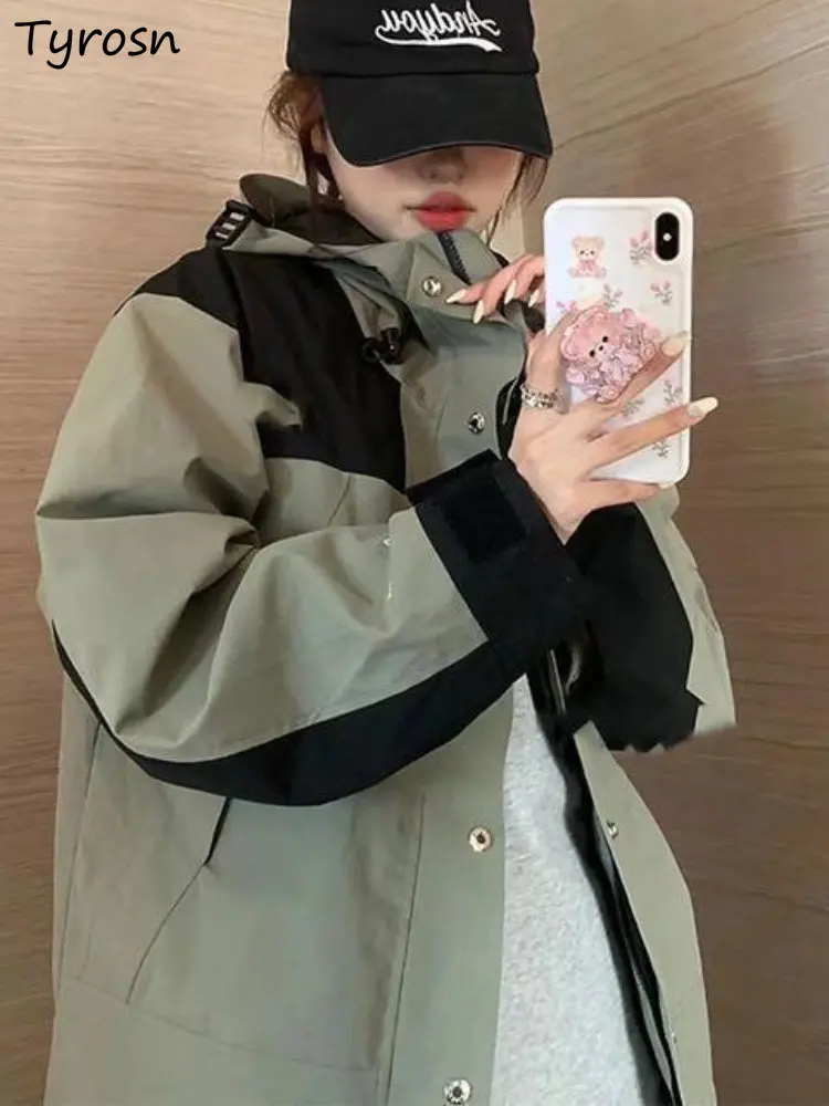 Hooded Jackets Women Vintage Design Personality Loose Casual Autumn Streetwear Panelled Korean Style Colleges All-match Daily
Hooded Jackets Women Vintage Design Personality Loose Casual Autumn Streetwear Panelled Korean Style Colleges All-match Daily