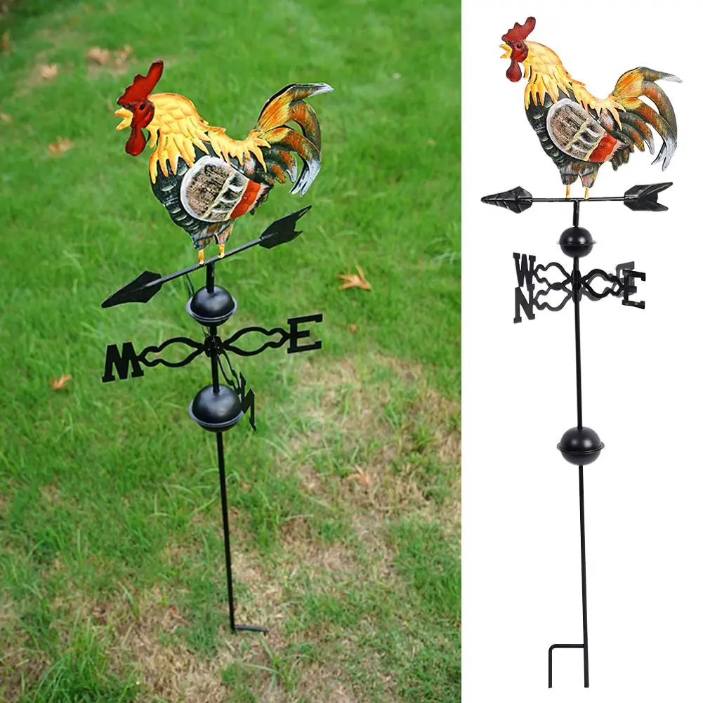 Colorful Cock Wind Direction Indicator Kit Outdoor Decor Garden Craft Retro Iron Weather Decor Design Bracket Rooster Vane S8v7
Colorful Cock Wind Direction Indicator Kit Outdoor Decor Garden Craft Retro Iron Weather Decor Design Bracket Rooster Vane S8v7