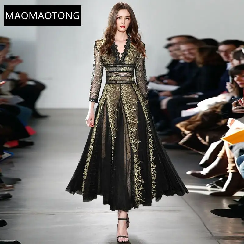 Plus Size 5xl Dresses For Women 2022 Luxury Designer Maxi Long Sleeve Sexy Lace V-neck Embroidery Vintage Polka Mesh Black Dress
Plus Size 5xl Dresses For Women 2022 Luxury Designer Maxi Long Sleeve Sexy Lace V-neck Embroidery Vintage Polka Mesh Black Dress