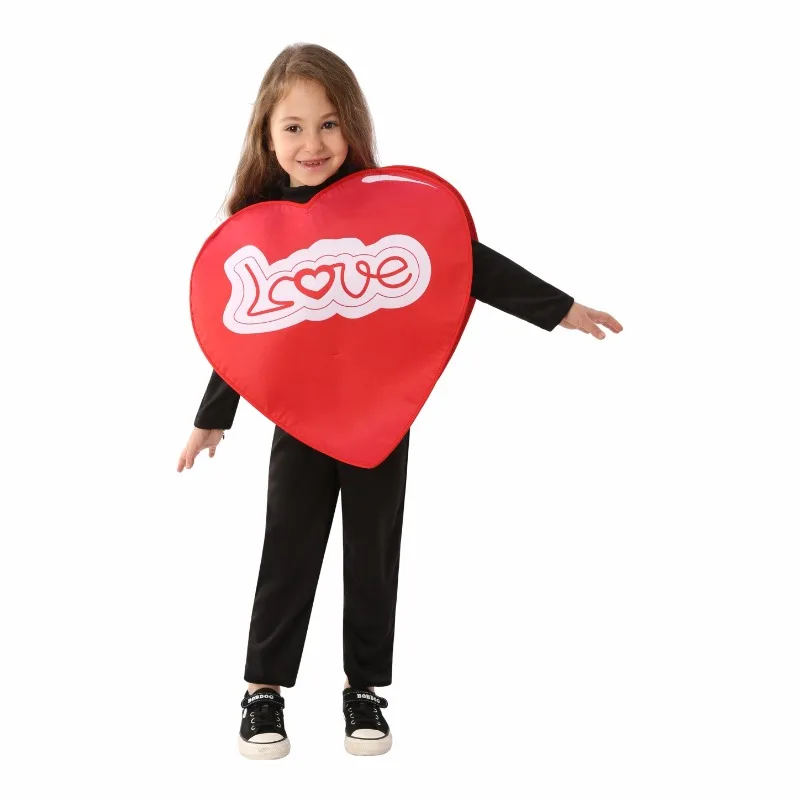 Valentine's Day Kids Cosplay Jumpsuits Red Heart Cos Role Play Party Holiday School Stage Performance Clothes For Boys Girls
Valentine's Day Kids Cosplay Jumpsuits Red Heart Cos Role Play Party Holiday School Stage Performance Clothes For Boys Girls