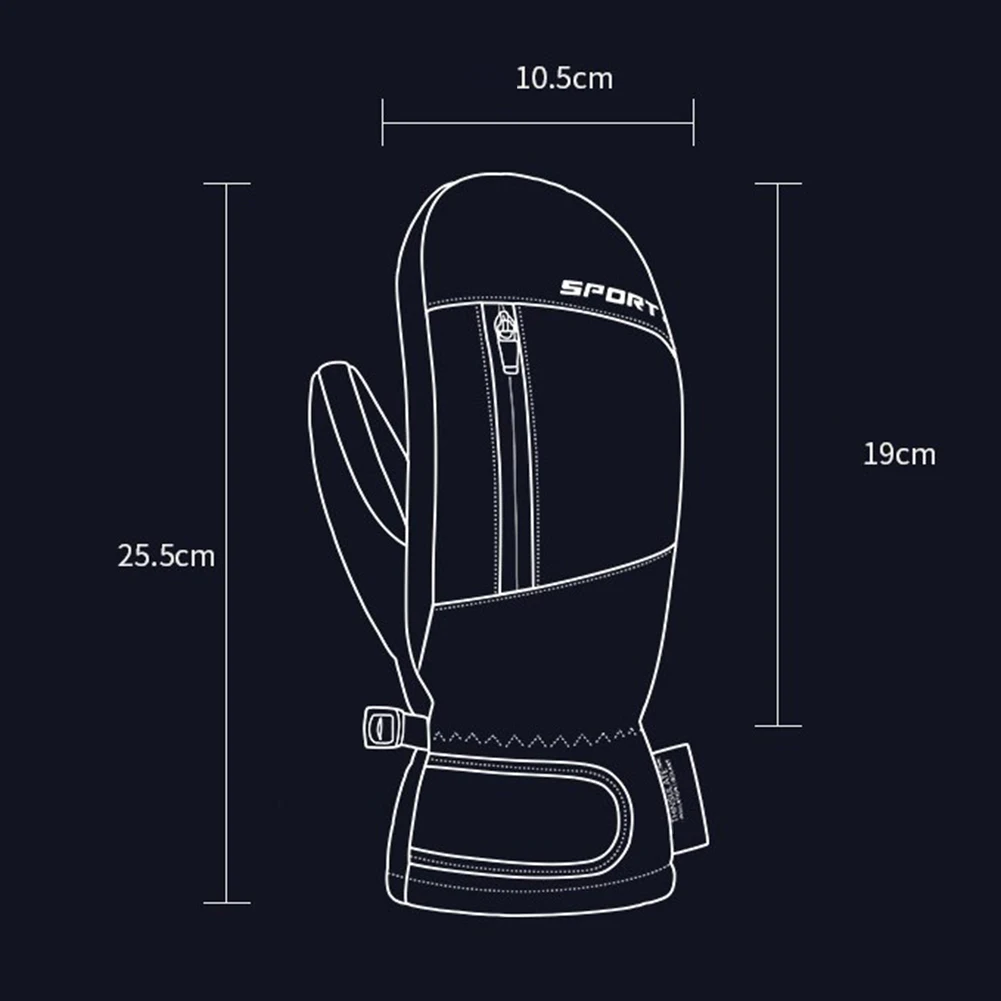 Ski Gloves for Men and Women Waterproof Snowboard Gloves Double Waterproof Structure Five Finger Flexibility
Ski Gloves for Men and Women Waterproof Snowboard Gloves Double Waterproof Structure Five Finger Flexibility