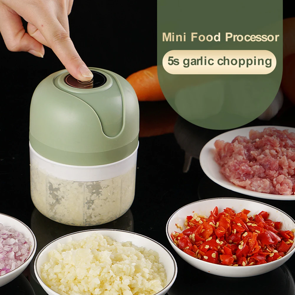 100ml/250ml Mini Electric Garlic Chopper USB Charging Garlic Grinding Chopper Food Vegetable Crusher Kitchen Gadgets Accessories
100ml/250ml Mini Electric Garlic Chopper USB Charging Garlic Grinding Chopper Food Vegetable Crusher Kitchen Gadgets Accessories