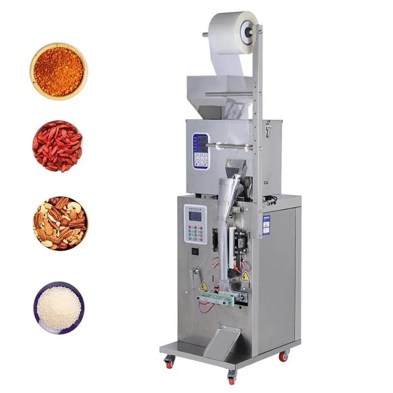 

Multifunction Vertical Form Packaging Machine Automatic Powder Granule Tea Filling Sealing Machines