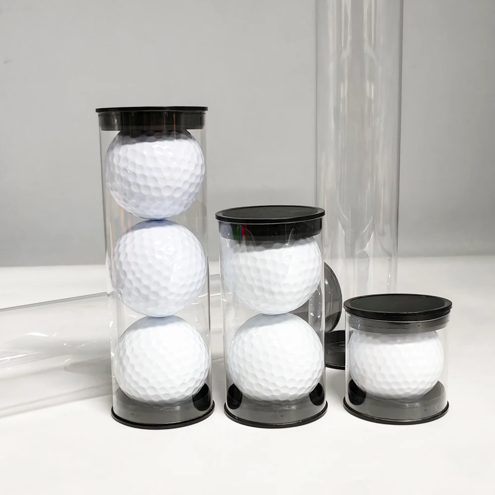 Portable Golf Ball Tube PC Transparent Round Plastic Packaging Box Various Specifications Balls Golfs Container Case Gift Box Portable Golf Ball Tube PC Transparent Round Plastic Packaging Box Various Specifications Balls Golfs Container Case Gift Box
