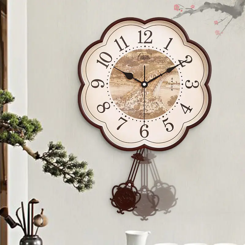 

Large Silent 3d Wall Clocks Modern Living Room Retro Vintage Wall Watch Mechanism Free Shipping Reloj Pared Wall Decoration