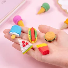 4Pcs/Box Creative Cheeseburger Series Eraser Set Ice Cream Dessert Simulation TPR Food Rubber Cute Stationery Erasers for Kids
4Pcs/Box Creative Cheeseburger Series Eraser Set Ice Cream Dessert Simulation TPR Food Rubber Cute Stationery Erasers for Kids