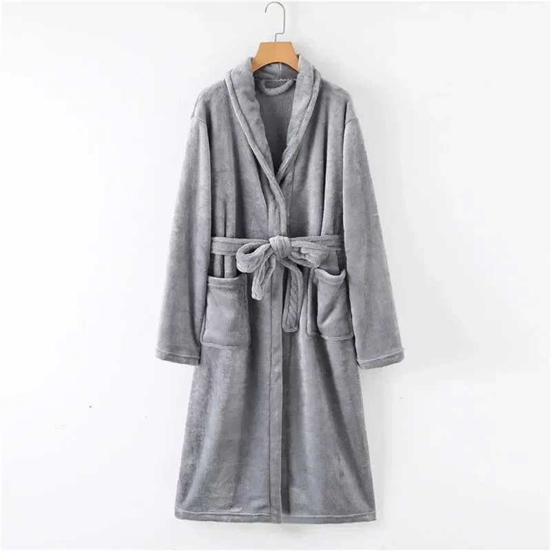 Thicken Bathrobe Winter Fleece Gown Sleepwear Warm Flannel Robe Plus Women's Velvet Couple Coral Men's Night Autumn
Thicken Bathrobe Winter Fleece Gown Sleepwear Warm Flannel Robe Plus Women's Velvet Couple Coral Men's Night Autumn