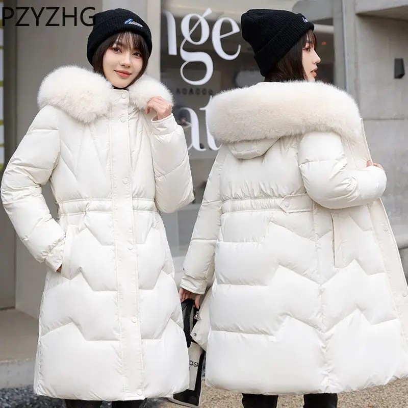 2023 New Women Down Cotton Coat Winter Jacket Female Big Fur Collar Thicken Parkas Medium Style Outwear Loose Hin Thin Overcoat
2023 New Women Down Cotton Coat Winter Jacket Female Big Fur Collar Thicken Parkas Medium Style Outwear Loose Hin Thin Overcoat