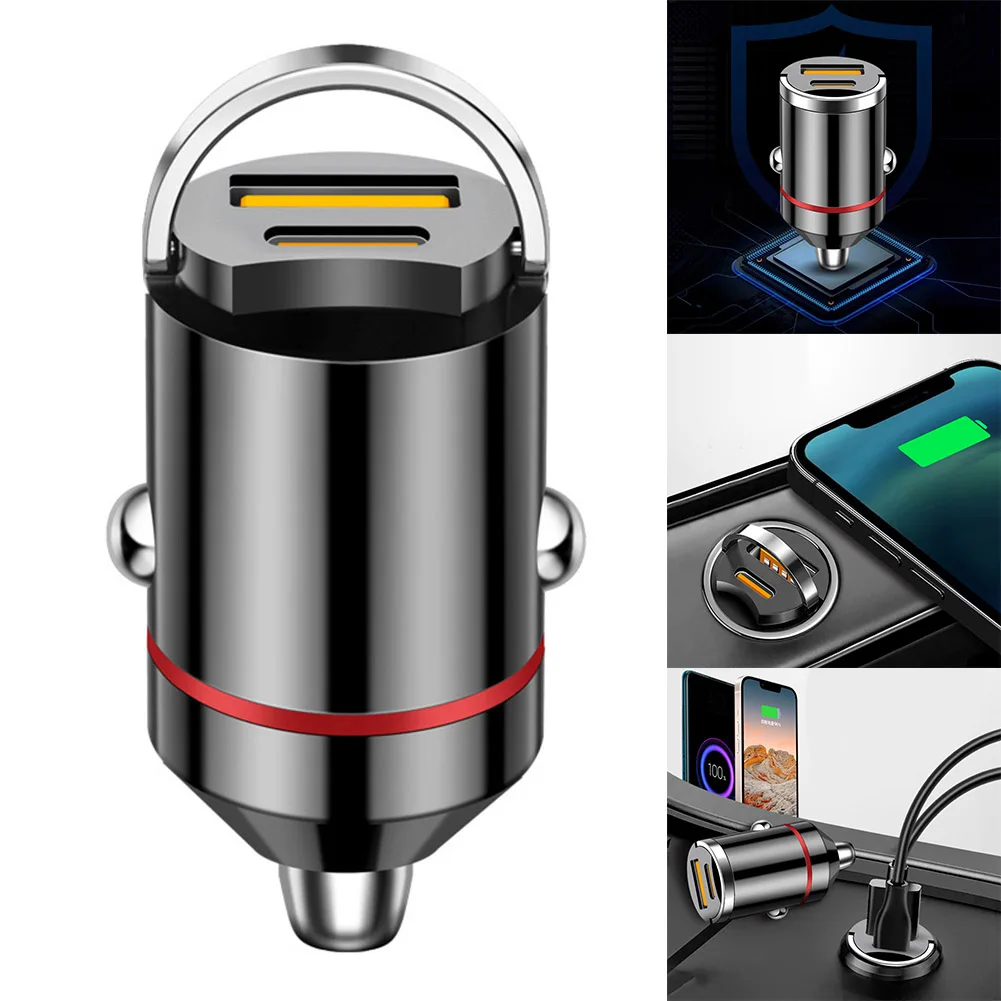 1pc Universal 36W USB Car Phone Charger QC3.0 Car Interior Fast Charging Accessories Black Aluminum Alloy Fast Charger
1pc Universal 36W USB Car Phone Charger QC3.0 Car Interior Fast Charging Accessories Black Aluminum Alloy Fast Charger