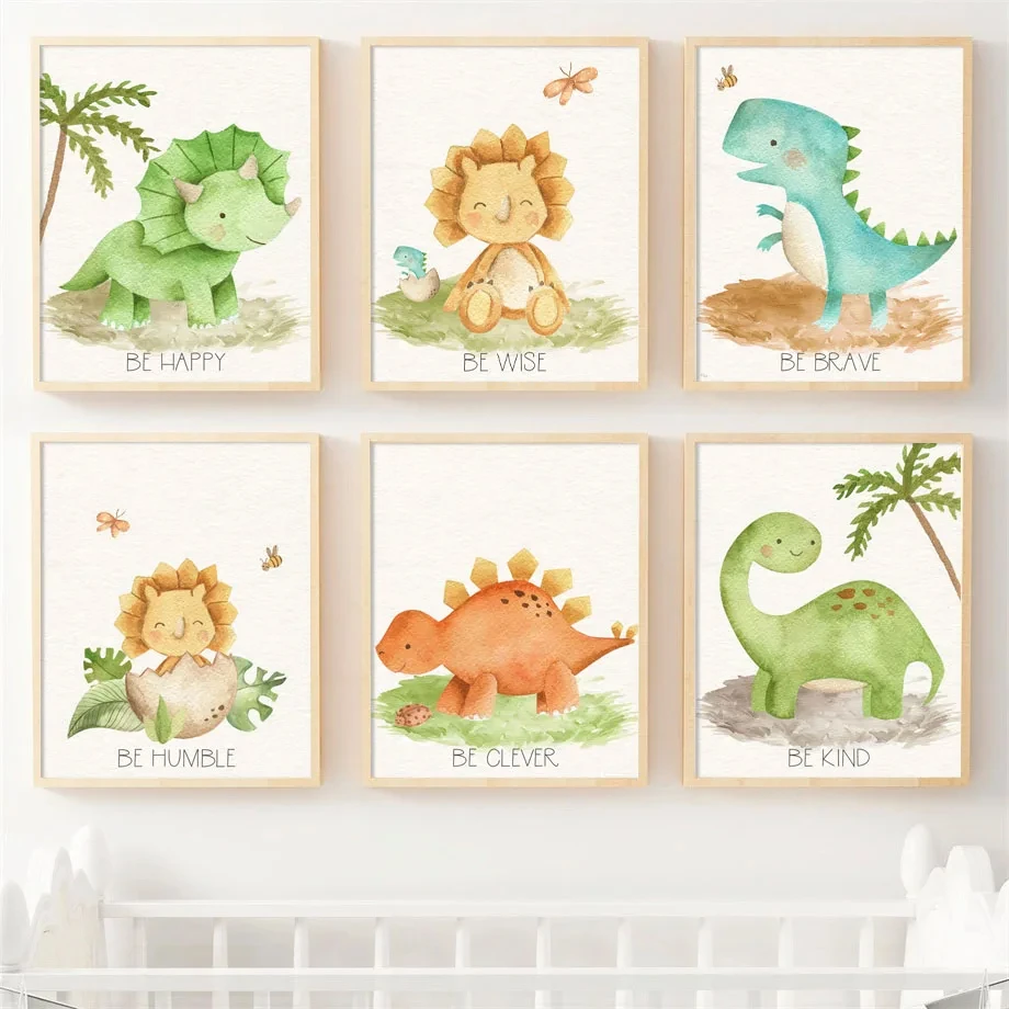 Watercolor Dinosaur Boy Nursery Wall Art Canvas Painting Tyrannosaurus Rex Posters And Prints Wall Pictures Baby Kids Room Decor
Watercolor Dinosaur Boy Nursery Wall Art Canvas Painting Tyrannosaurus Rex Posters And Prints Wall Pictures Baby Kids Room Decor
