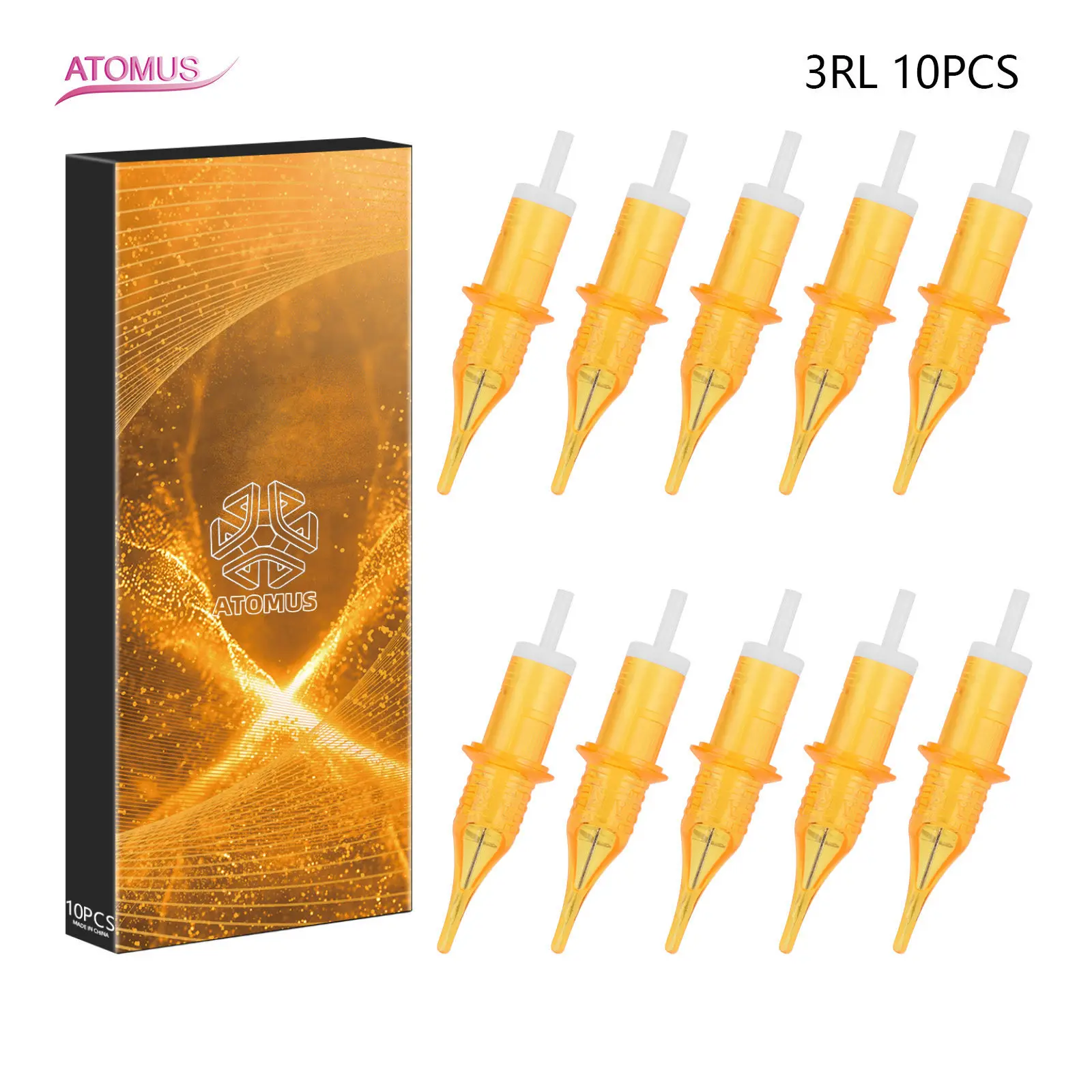 Professional Tattoo Cartridges Needle 10pcs 3/5/7RL/M1/RS Disposable Permanent Eyebrow Lip Makeup Needles For Tatto Machine Pen
Professional Tattoo Cartridges Needle 10pcs 3/5/7RL/M1/RS Disposable Permanent Eyebrow Lip Makeup Needles For Tatto Machine Pen
