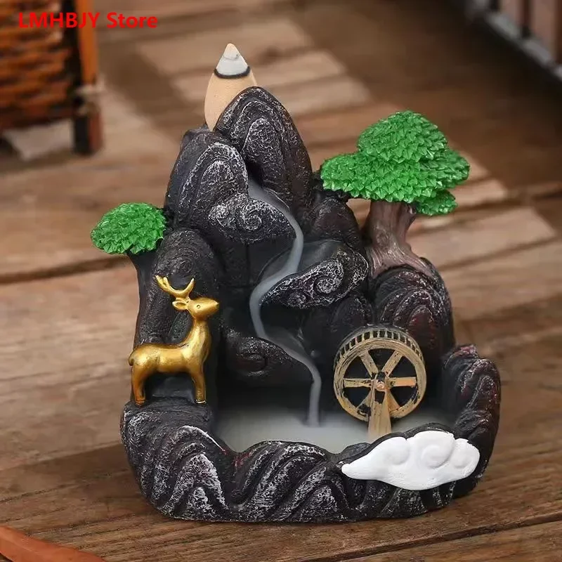Resin Backflow Incense Burner Ornaments Aromatherapy Burner Viewing Smoke Backflow Incense Burner Sandalwood Incense Burner
Resin Backflow Incense Burner Ornaments Aromatherapy Burner Viewing Smoke Backflow Incense Burner Sandalwood Incense Burner