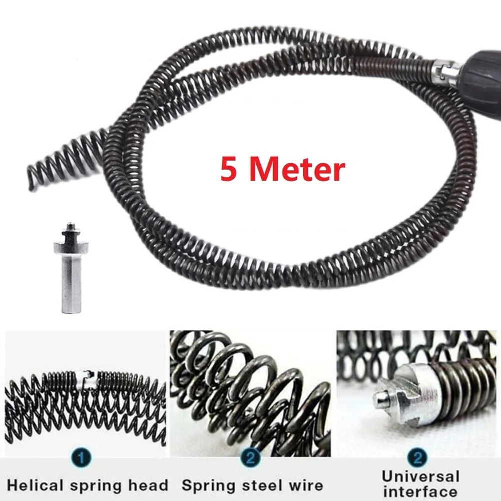 5 Meter Electric Drill Drain Dredging Spring Sink Cleaner Sewer Dredging Tool 5 Meter Electric Drill Drain
5 Meter Electric Drill Drain Dredging Spring Sink Cleaner Sewer Dredging Tool 5 Meter Electric Drill Drain
