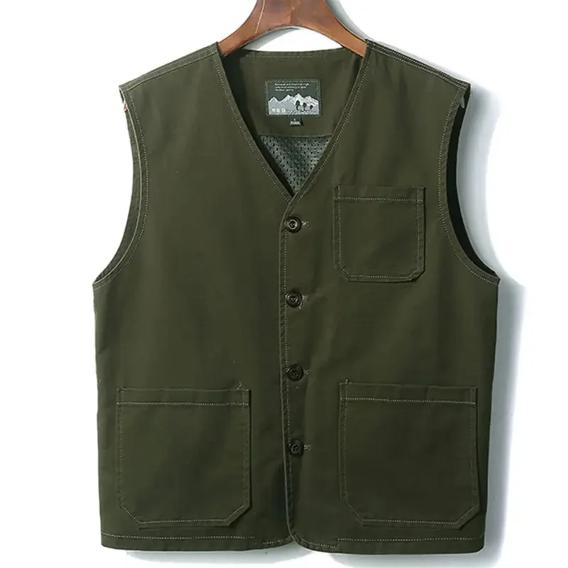 New Plus Size M-8XL V-neck Military Tactical Vest Men Cotton Sleeveless Jacket Outdoor Fishing Waistcoats Multi-pockets Biker
New Plus Size M-8XL V-neck Military Tactical Vest Men Cotton Sleeveless Jacket Outdoor Fishing Waistcoats Multi-pockets Biker
