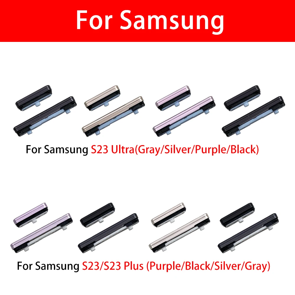 Power Volume Side Buttons For Samsung S23 S23 Plus S23 Ultra On Off Side Keys Repair Parts
Power Volume Side Buttons For Samsung S23 S23 Plus S23 Ultra On Off Side Keys Repair Parts