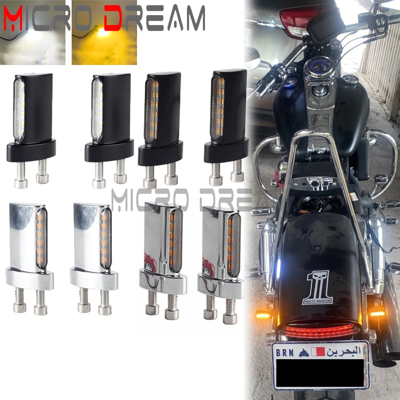 Mini LED Motorcycle 12V Rear Turn Signal Lamp Smoke/Clear Lens Indicators Blinker Flasher Light For Chopper Bobber Cafe Racer
Mini LED Motorcycle 12V Rear Turn Signal Lamp Smoke/Clear Lens Indicators Blinker Flasher Light For Chopper Bobber Cafe Racer